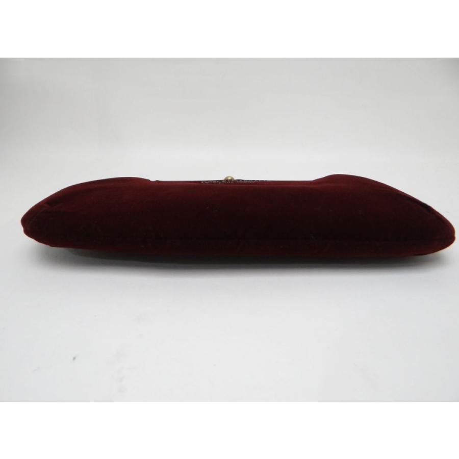 ドルガバ　革のポーチ【新品】 DOLCE&GABBANA POUR FEMME ドルチェ＆ガッバーナ がま口ポーチ