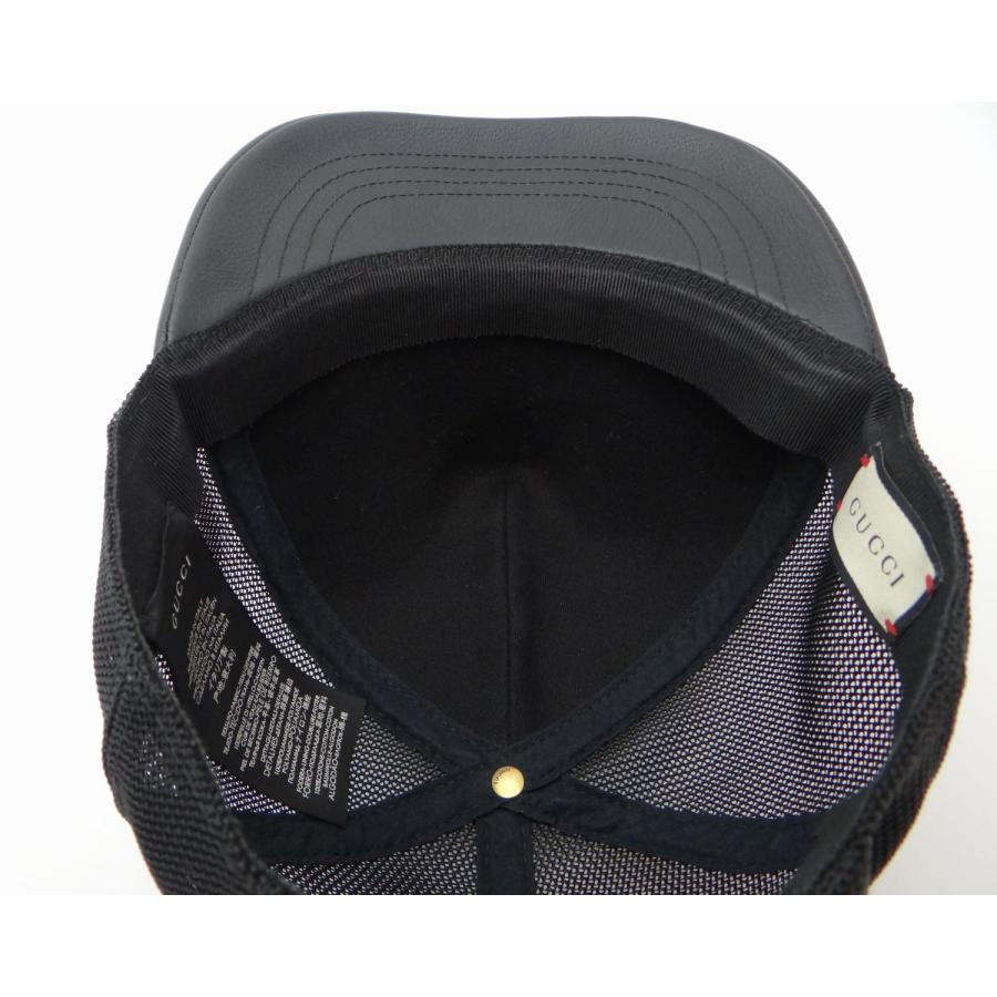 GUCCI グッチ 426887 GG シェリー レザー メッシュ ベースボール GUCCI グッチ 426887 GG シェリー レザー メッシュ ベースボール