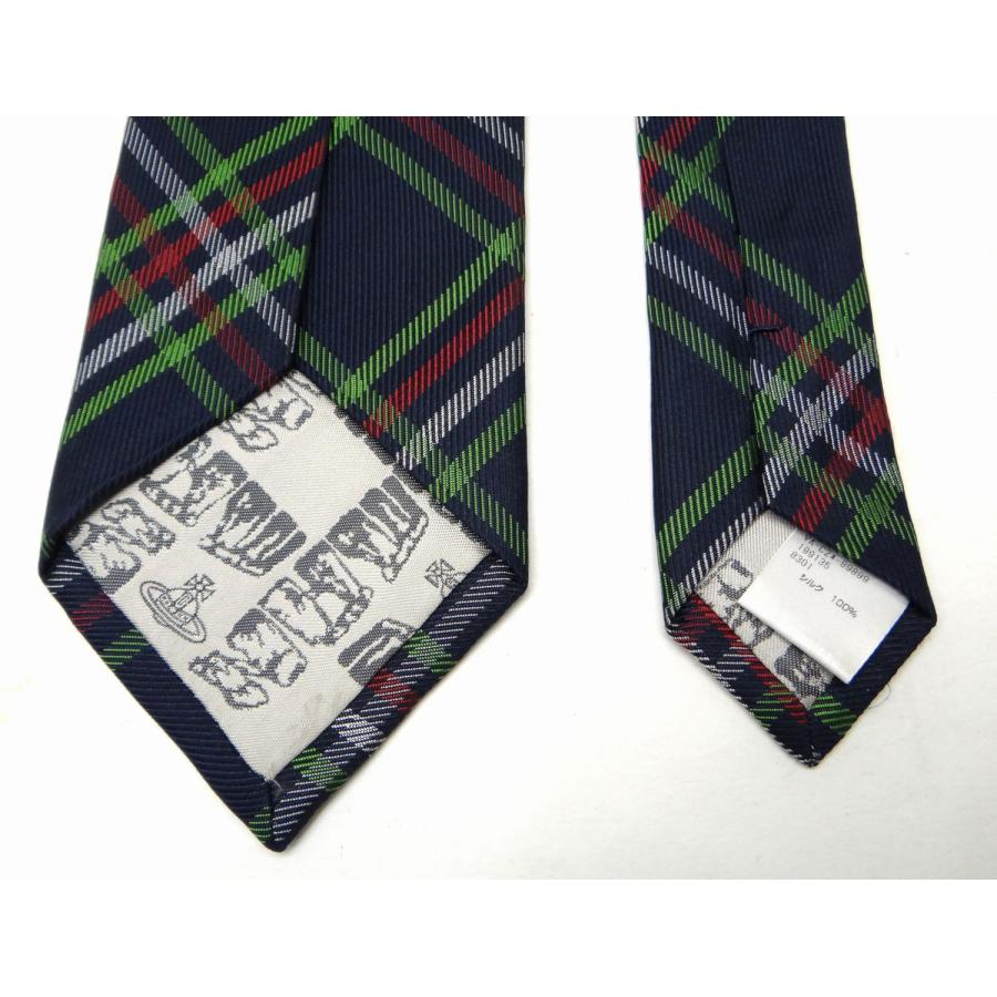 希少✨Vivienne Westwood オーブ刺繍 ネクタイ チェック柄 Vivienne Westwood（ヴィヴィアンウエストウッド） ヴィヴィアン