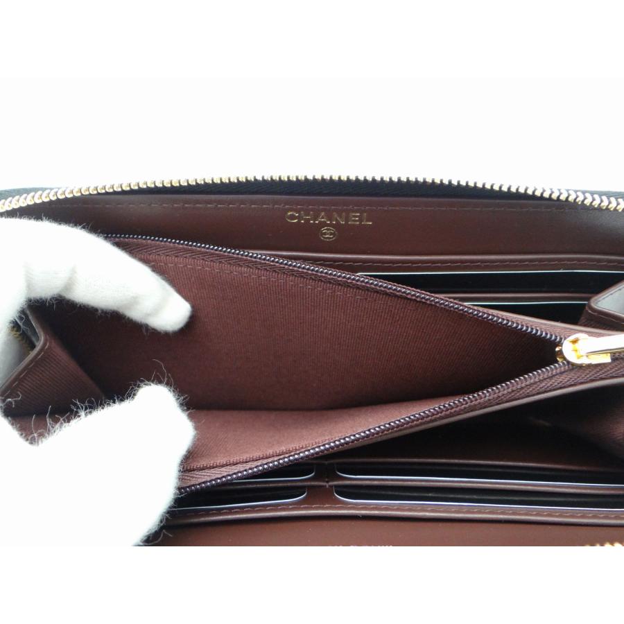 キャビアスキン CHANEL シャネル AP0242 クラシック ロング ジップ 