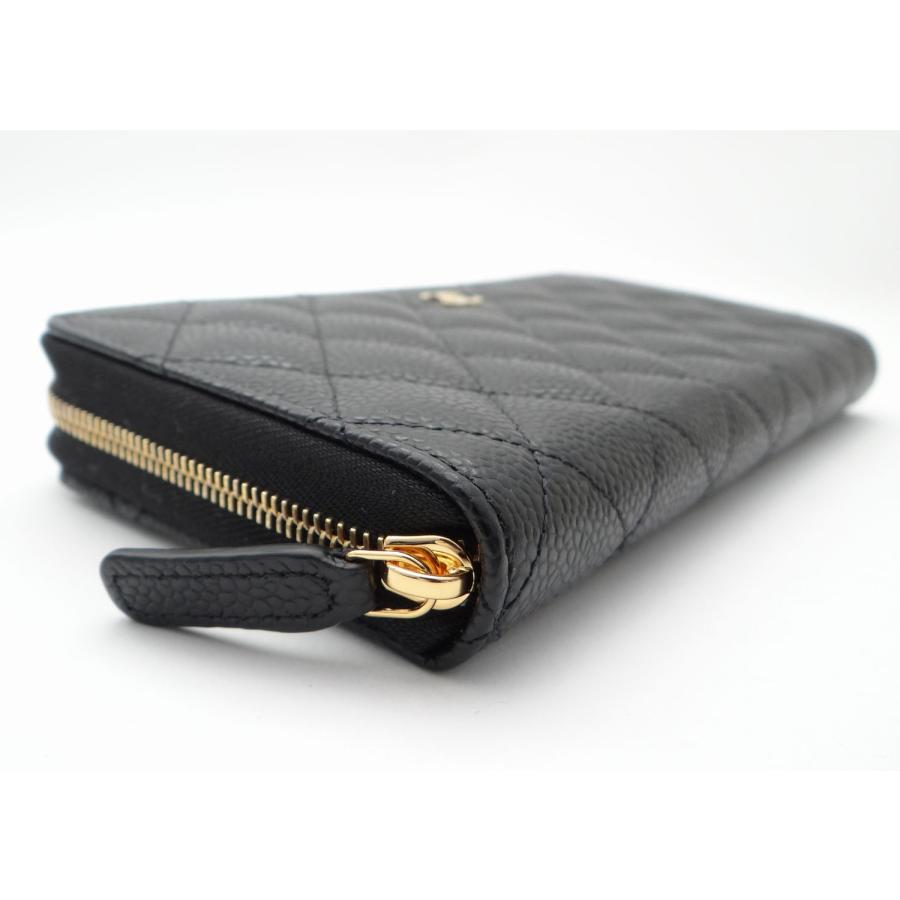 キャビアスキン CHANEL シャネル AP0242 クラシック ロング ジップ  