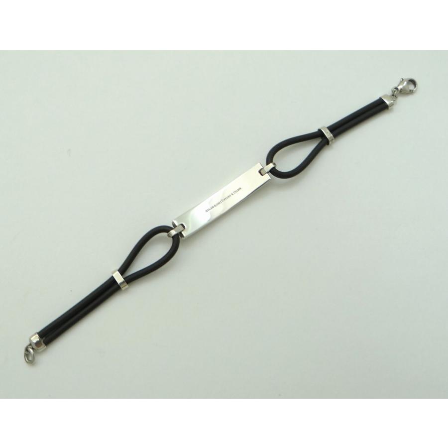 TIFFANY&Co.（ティファニー） アトラス プレート ラバーブレスレット