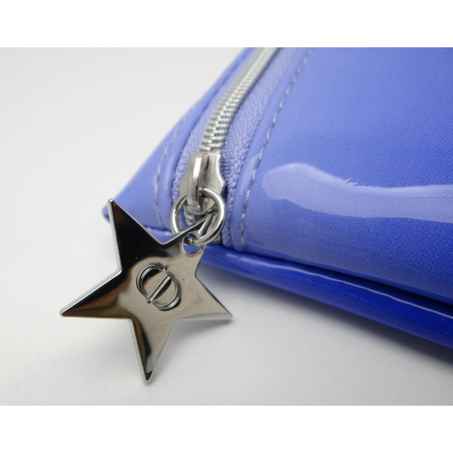 Dior ロゴポーチ ネイビー/ホワイト Medium Dior Book Tote with Strap Blue Dior Oblique Embroidery with
