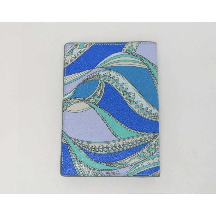 EMILIO PUCCI エミリオプッチ PVC×レザー パスポートケース