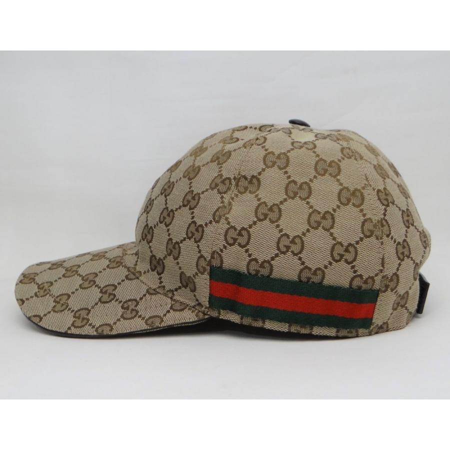 GGキャンバス GUCCI グッチ 200035 シェリー ベースボールキャップ