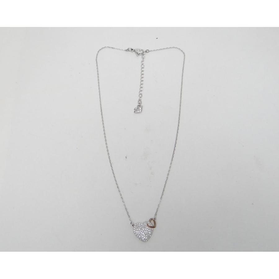 SWAROVSKI（スワロフスキー） ハート ラインストーン ネックレス