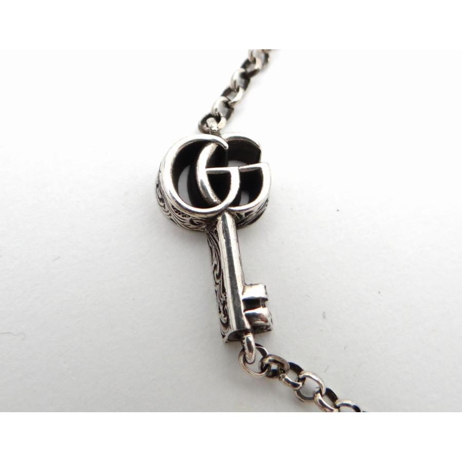 GUCCI（グッチ） 632207 ダブルG キー ブレスレット SV925＜USED
