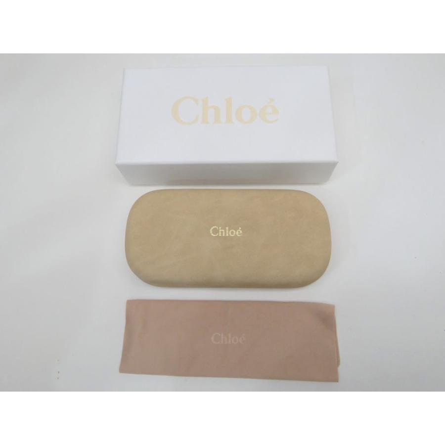 Chloe クロエ CE114S Carlina サングラス ゴールド系＜USED