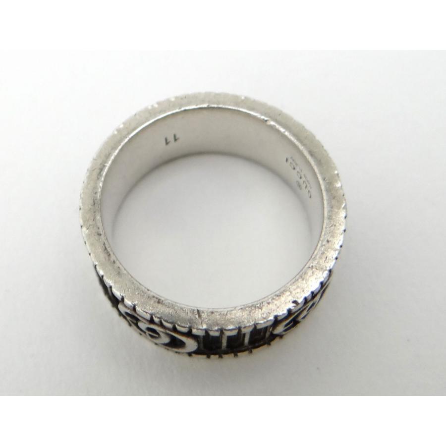 ダブルG GUCCI グッチ 551899 シルバー リング #11 SV925＜USED