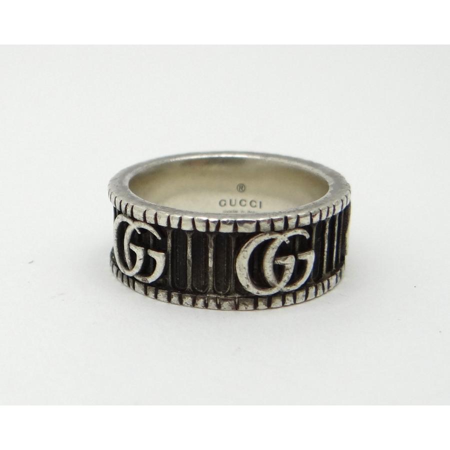 ダブルG GUCCI グッチ 551899 シルバー リング #11 SV925＜USED