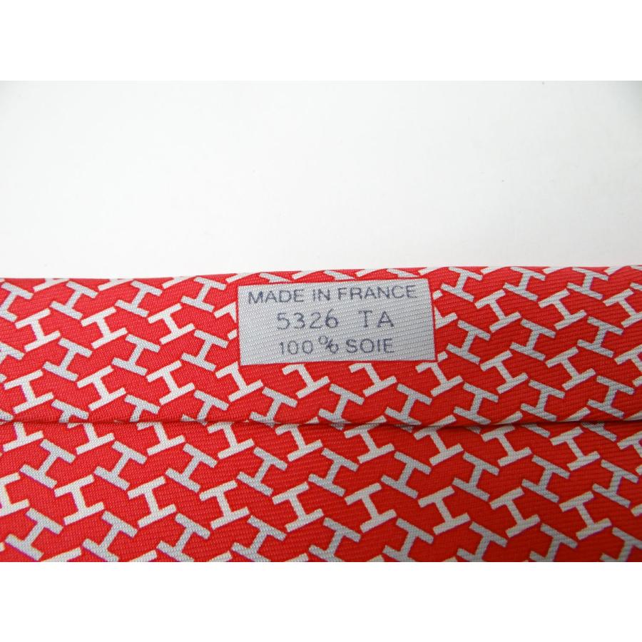 HERMES（エルメス） メンズ ネクタイ CRAVATE EN SOIE LOURDE H柄