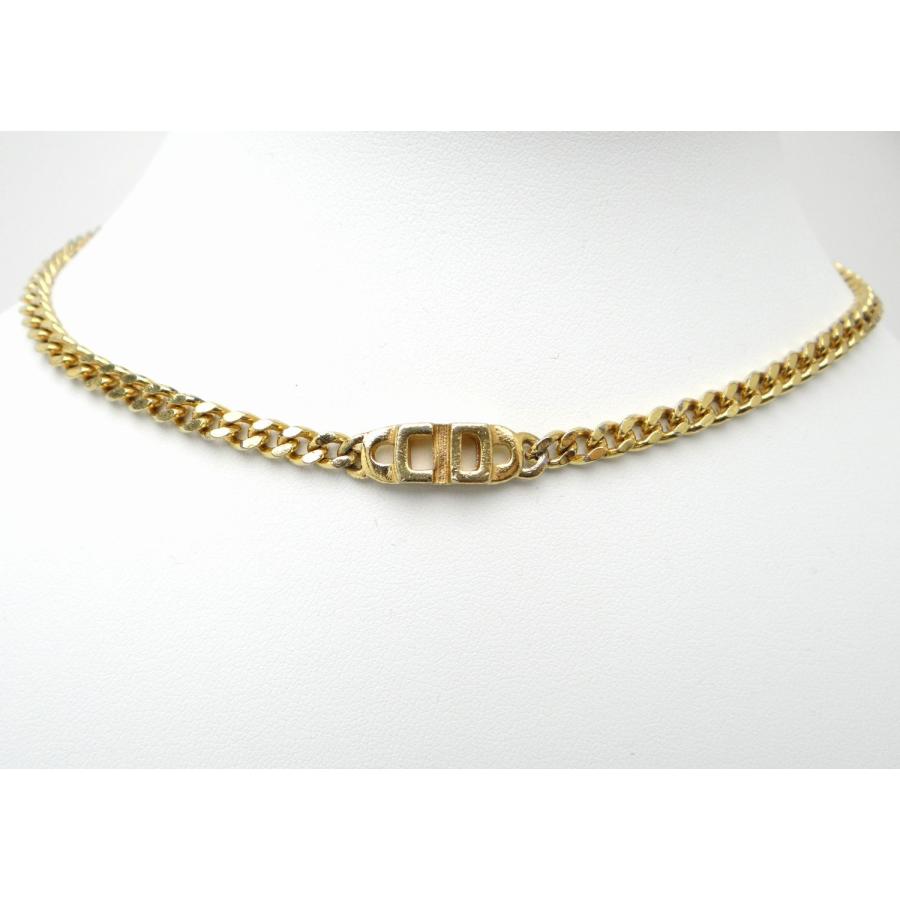 christian dior ゴールド チェーンネックレス CD Christian Dior（クリスチャン・ディオール） ディオール CDロゴ 喜平