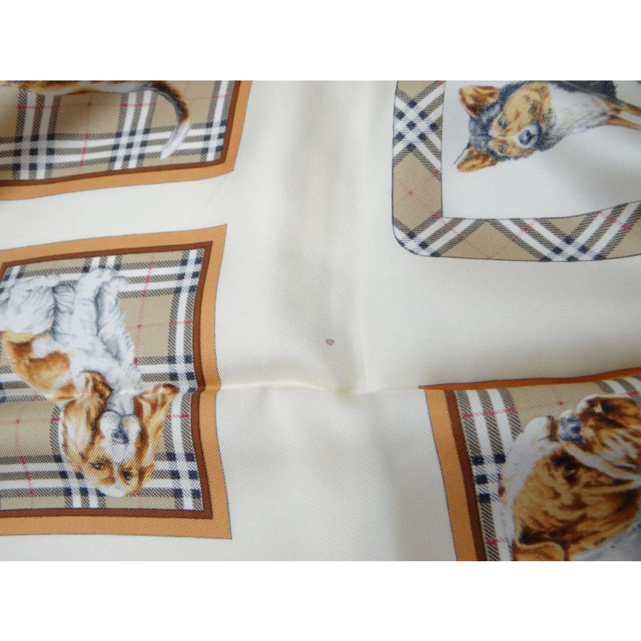 BURBERRY（バーバリー） Burberrys 犬 ドッグ シルク スカーフ