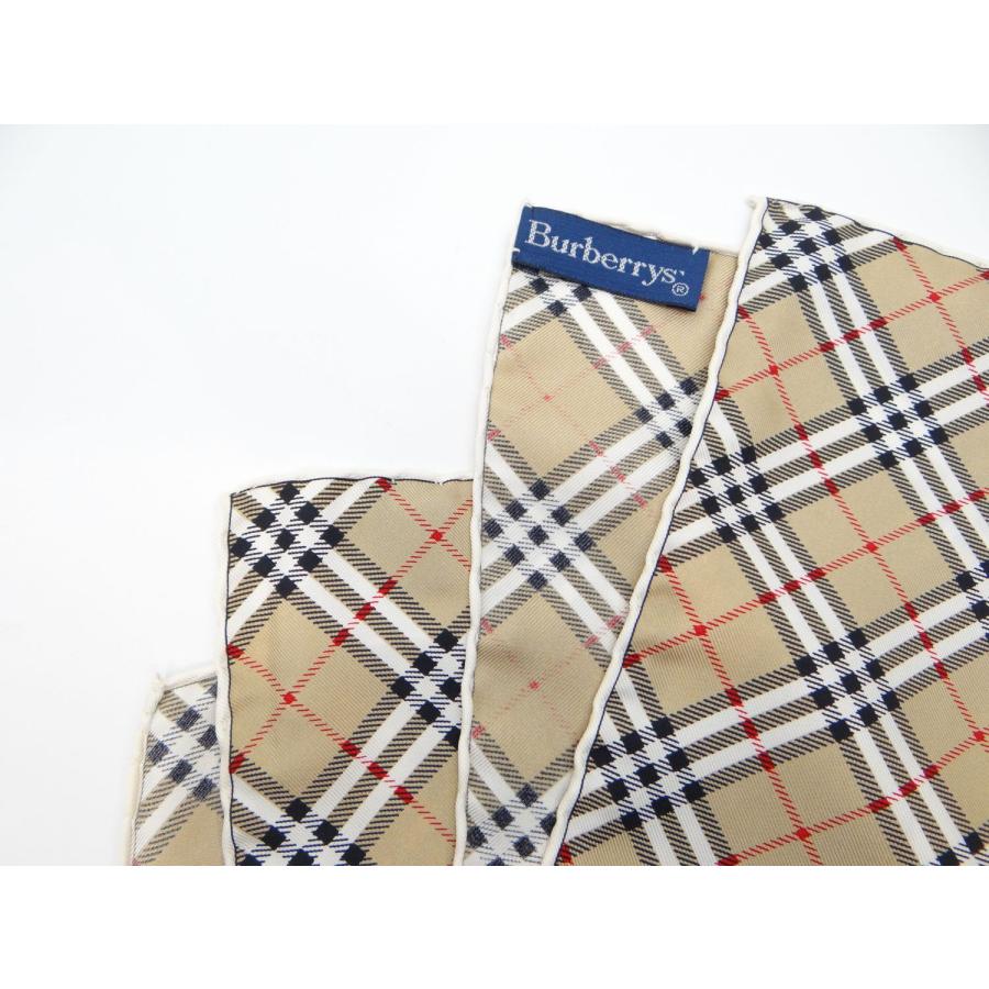 BURBERRYB犬柄 ベージュ ブラウン スカーフ 70cm新品未使用 BURBERRY（バーバリー） Burberrys 犬 ドッグ シルク スカーフ