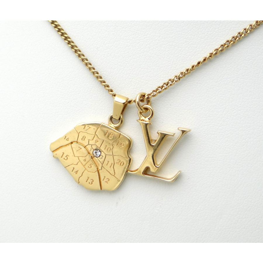 LOUIS VUITTON ルイヴィトン M68261 コリエ マップ LV イニシャル  