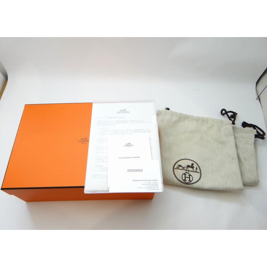 HERMES（エルメス） サンダル レジェンド ウエッジヒール ブラック