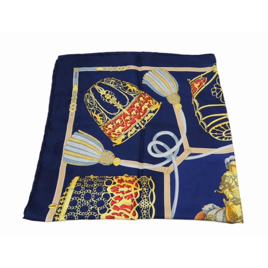 HERMES エルメス 馬具 騎士 ナイト 装飾 タッセル柄 大判 HERMES エルメス 馬具 騎士 ナイト 装飾 タッセル柄 大判