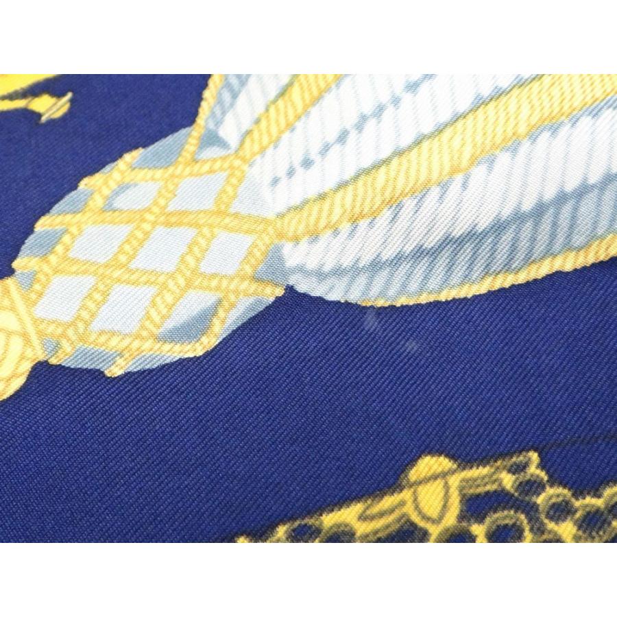 HERMES エルメス 馬具 騎士 ナイト 装飾 タッセル柄 大判 HERMES エルメス 馬具 騎士 ナイト 装飾 タッセル柄 大判
