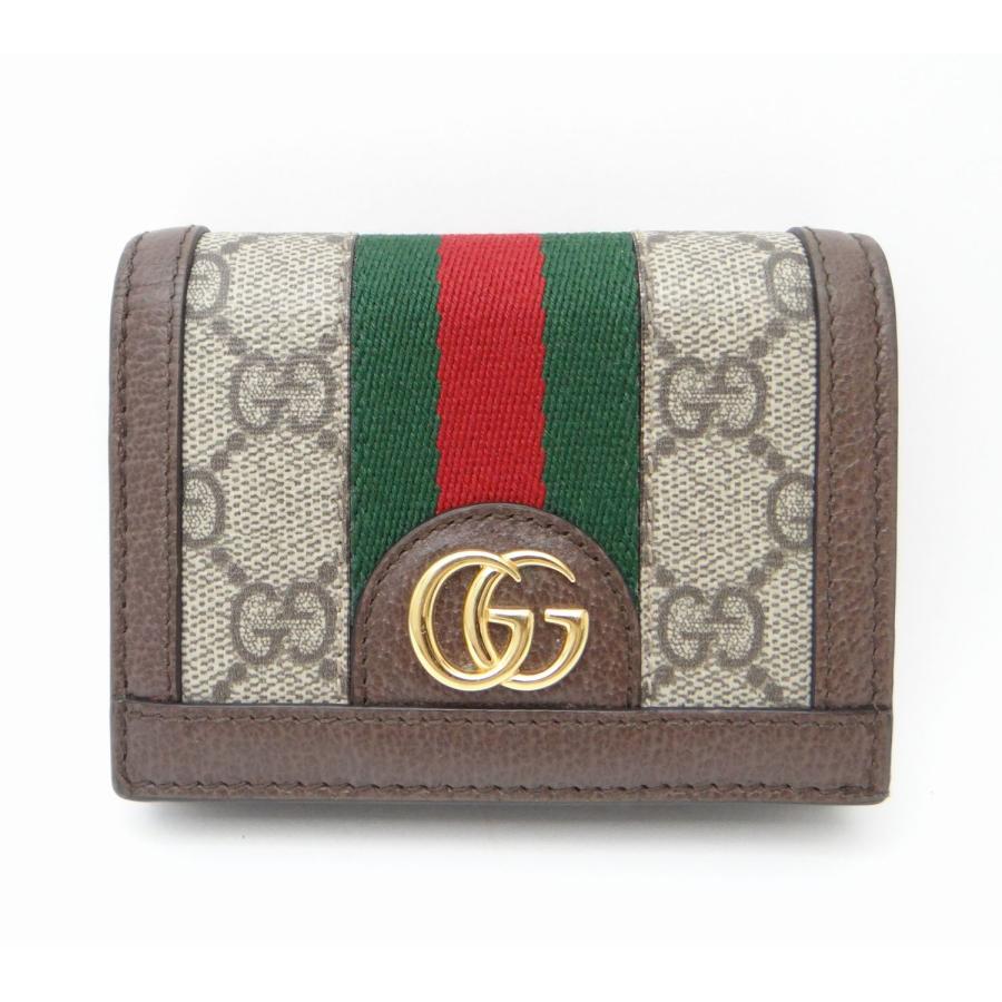 グッチ 523155 GGスプリーム オフィディア 二つ折り財布 GUCCI グッチ 523155 オフィディア GGスプリーム カードケース