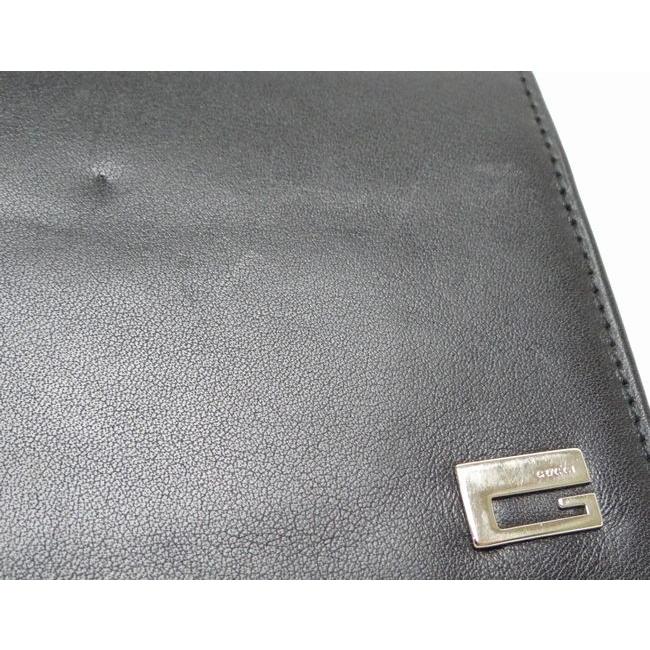 GUCCI グッチ 30875 レザー Gマーク 二つ折りマネークリップ カードケース ブラック＜USED＞【送料無料】｜bossfull｜04