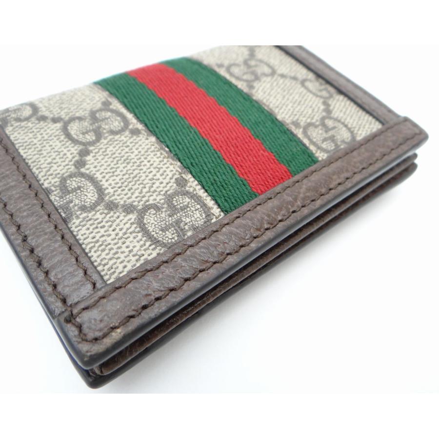 GUCCI（グッチ） 734940 オフィディア GGスプリーム カードケース 二