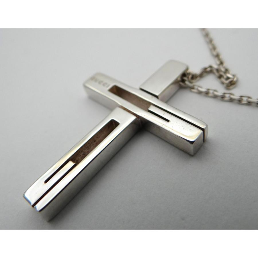 GUCCI グッチ Gモチーフ クロス 十字架 ネックレス ペンダント