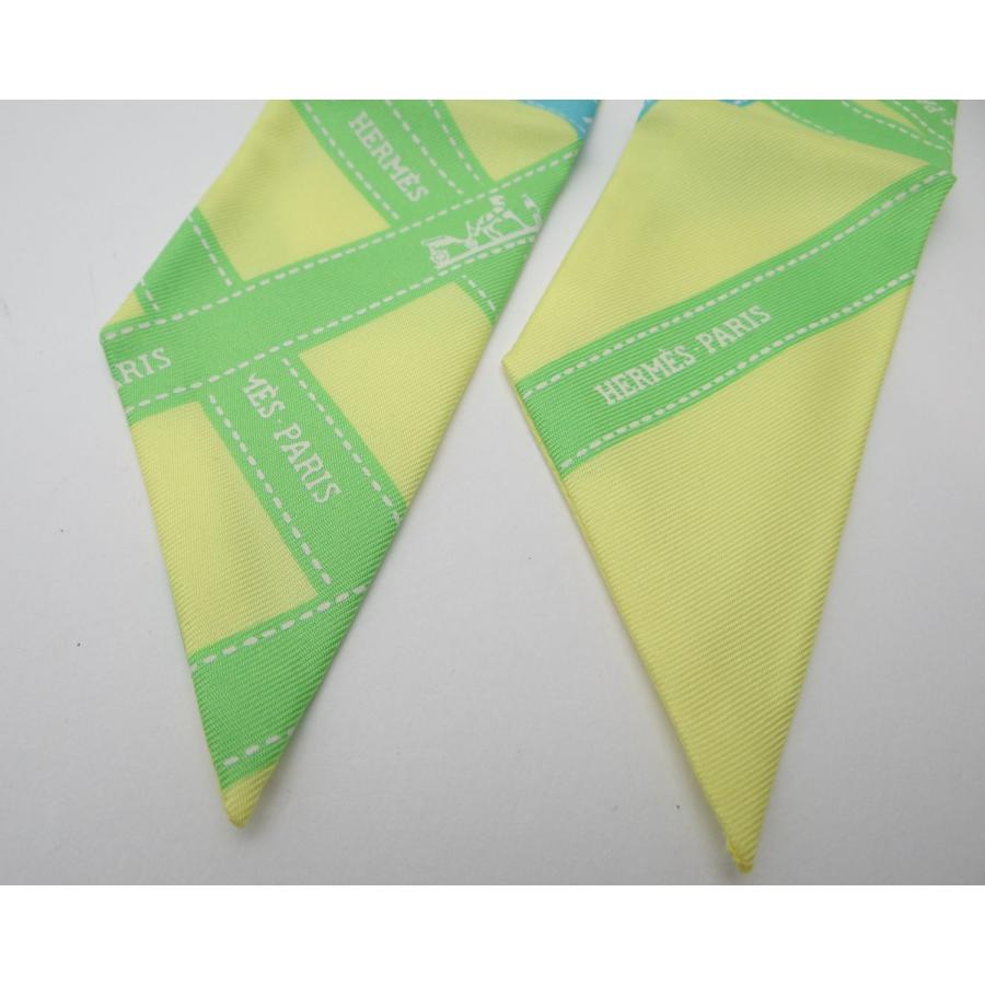 HERMES（エルメス） ツイリー ボルデュック リボン スカーフ シルク100