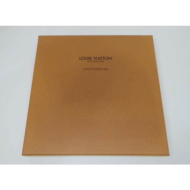 LOUIS VUITTON ルイヴィトン トランク柄 シルクスカーフ＜USED美