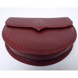 Cartier カルティエ マストライン コインケース ボルドー＜USED
