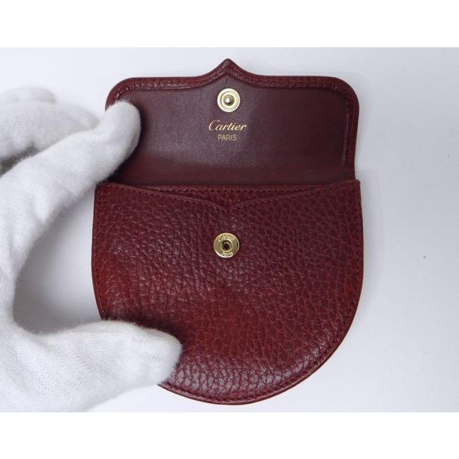 Cartier カルティエ マストライン コインケース ボルドー<USED Cartier カルティエ マストライン コインケース ボルドー<USED