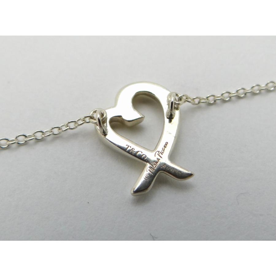 【極美品】Tiffany ラビングハート ミニ ネックレス 925 パロマピカソ TIFFANY&Co.（ティファニー） パロマ・ピカソ ミニ ラビングハート