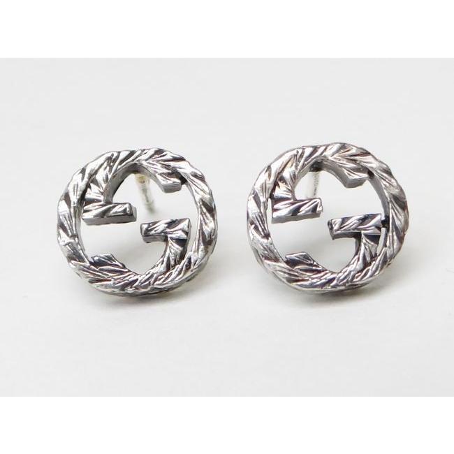 GUCCI（グッチ） 457108 インターロッキングG ピアス SV925 シルバー