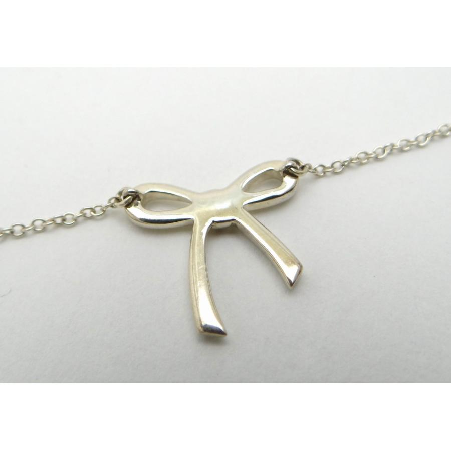 ティファニー リボン シルバー ネックレス SV925 RP111 TIFFANY&Co. TIFFANY&CO. ティファニー リボン ネックレス