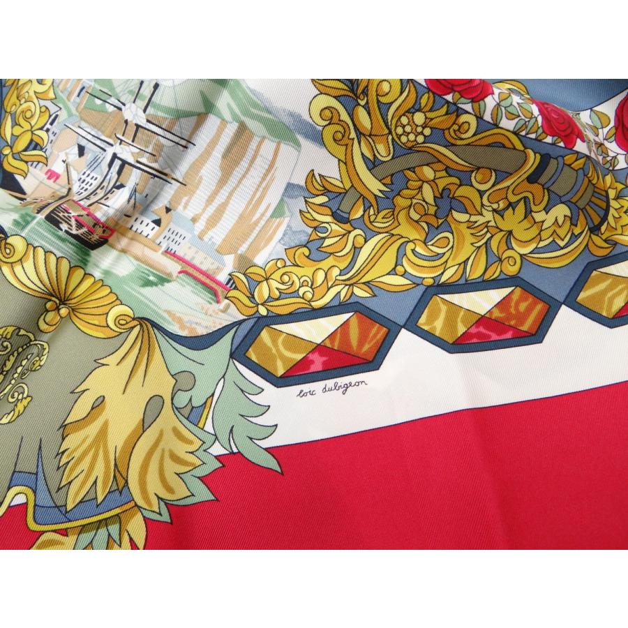 HERMES（エルメス） カレ90 L'ENTENTE CORDIALE 仏英同盟 スカーフ