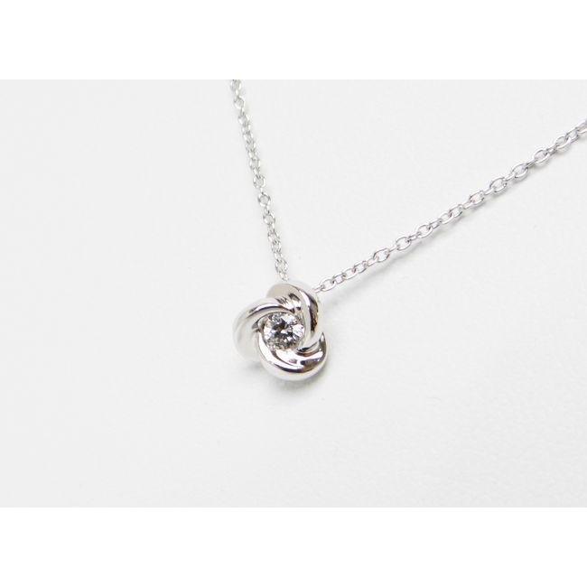 ポンテヴェキオ ダイヤモンドプチネックレス 一粒石ネックレス18K Ponte Vecchio ポンテヴェキオ K18 1Pダイヤ0.07ct プチ