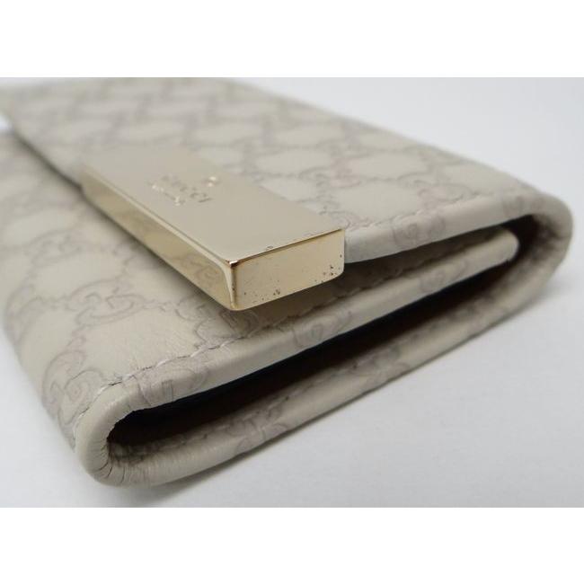 グッチ GUCCI キーケース グッチシマ レザー 白系色 6連 268833 グッチシマ GUCCI グッチ 268833 マイクログッチシマ レザー 6連