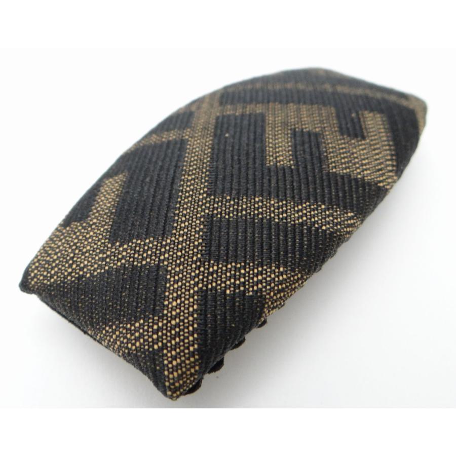 FENDI（フェンディ） ズッカ柄 バレッタ ヘアアクセサリー ブラウン