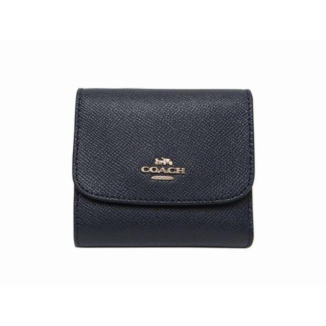 COACH（コーチ） F87588 レザー 三つ折り財布 ブラック＜USED＞【送料