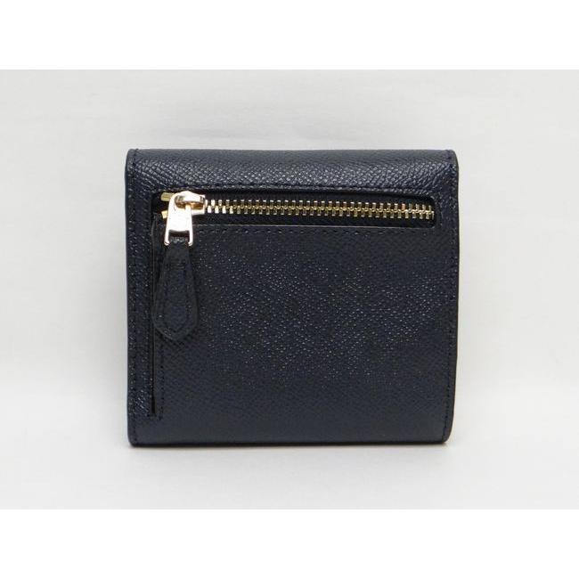 COACH（コーチ） F87588 レザー 三つ折り財布 ブラック＜USED＞【送料
