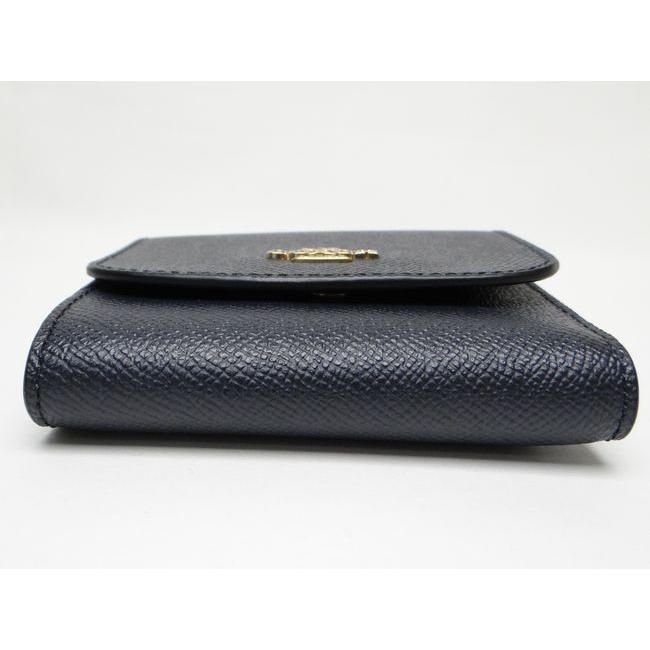 COACH（コーチ） F87588 レザー 三つ折り財布 ブラック＜USED＞【送料