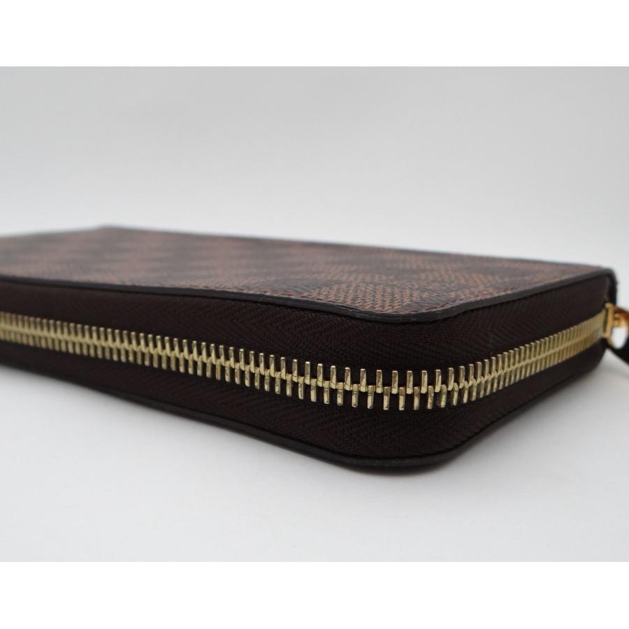 LOUIS VUITTON ルイヴィトン N41661 ダミエ・エベヌ ジッピー