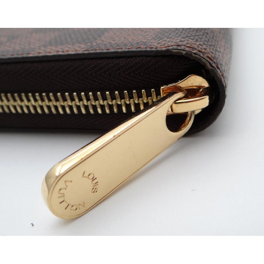 未使用級＊ルイヴィトン ダミエ エベヌ ジッピーウォレット N41661 長財布 ルイヴィトン 長財布 ダミエ・エベヌ ジッピー・ウォレット N41661