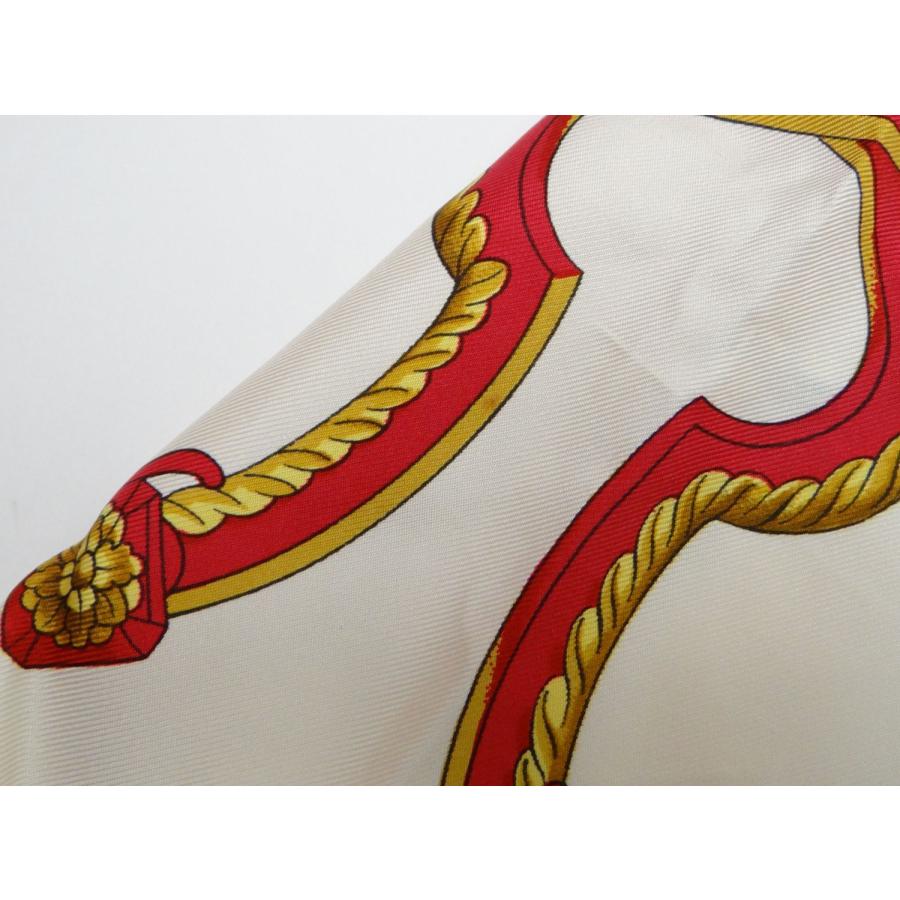 HERMES エルメス カレ90 SPRINGS 馬車柄 シルクスカーフ