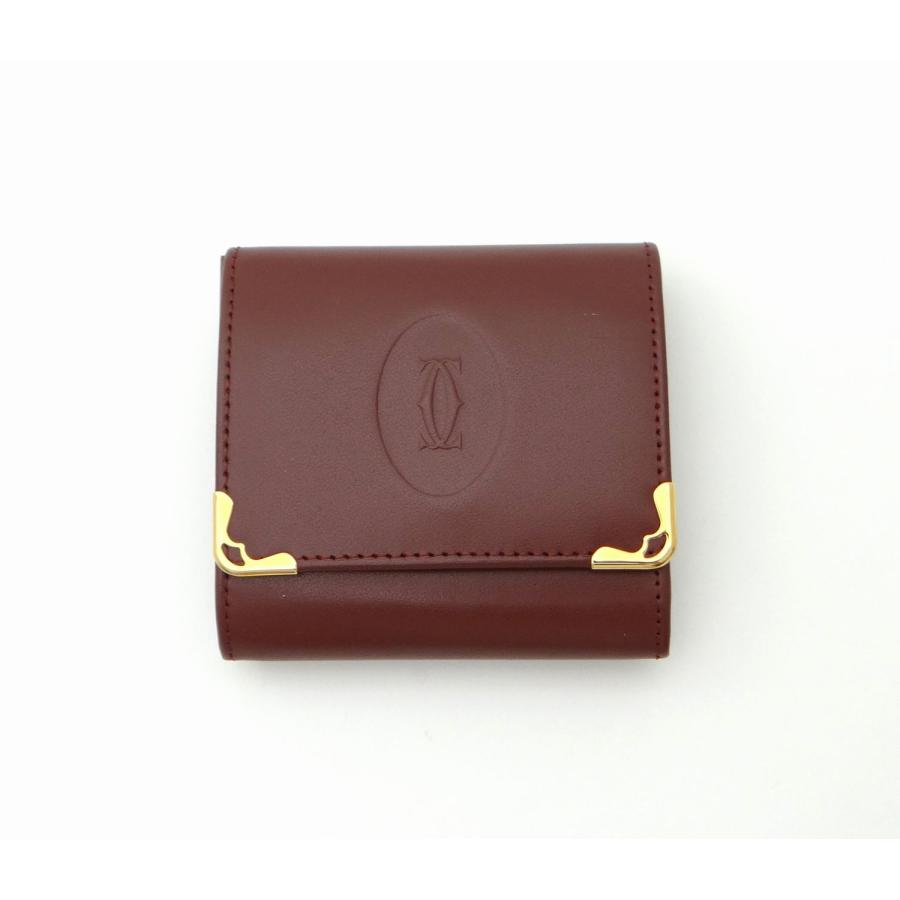Cartier（カルティエ） L3000464 マストライン レザー スクエア コイン 