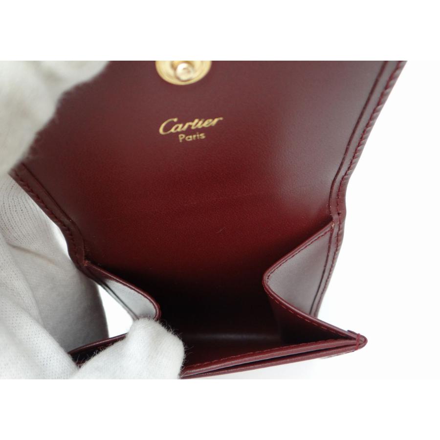 Cartier（カルティエ） L3000464 マストライン レザー スクエア コイン