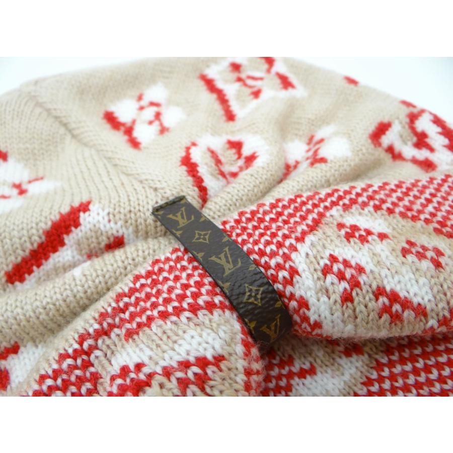 LOUIS VUITTON ルイヴィトン M76448 ボネ・3Dモノグラム ニット