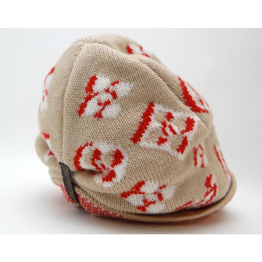 LOUIS VUITTON ルイヴィトン M76448 ボネ・3Dモノグラム ニット