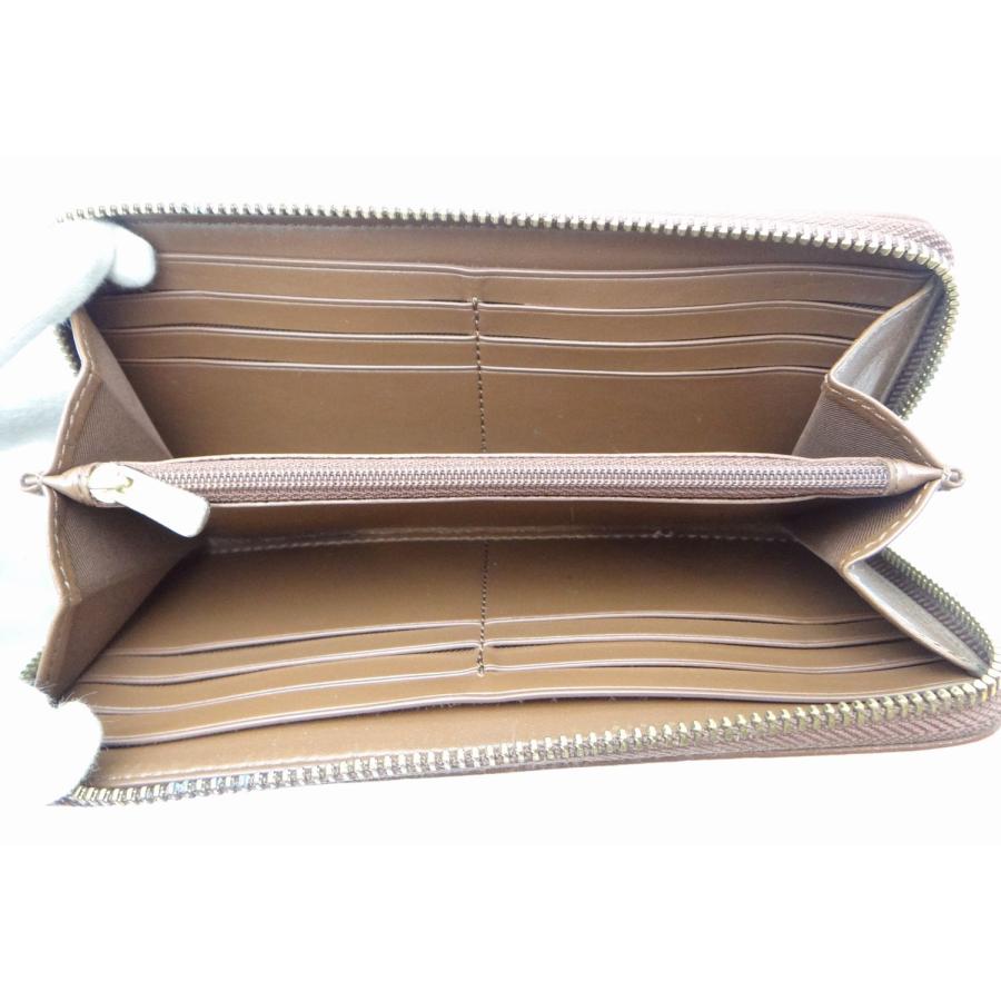 COACH（コーチ） F54630 シグネチャー ストライプ PVC ラウンド