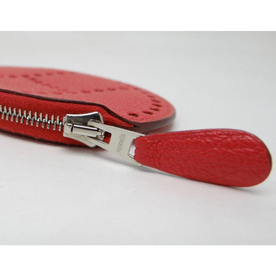 エヴリン HERMES エルメス コインケース 小銭入れ ローズ系＜USED