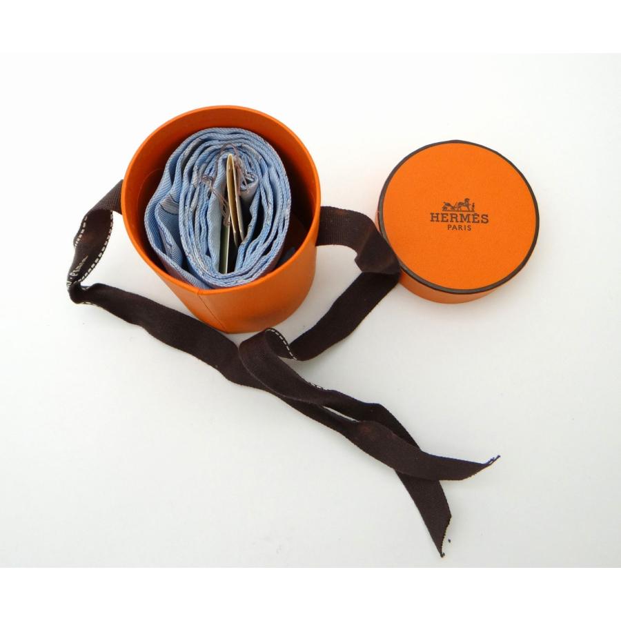 HERMES（エルメス） ツイリー シェーヌダンクル スカーフ シルク100